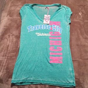 Emerald color t-shirt